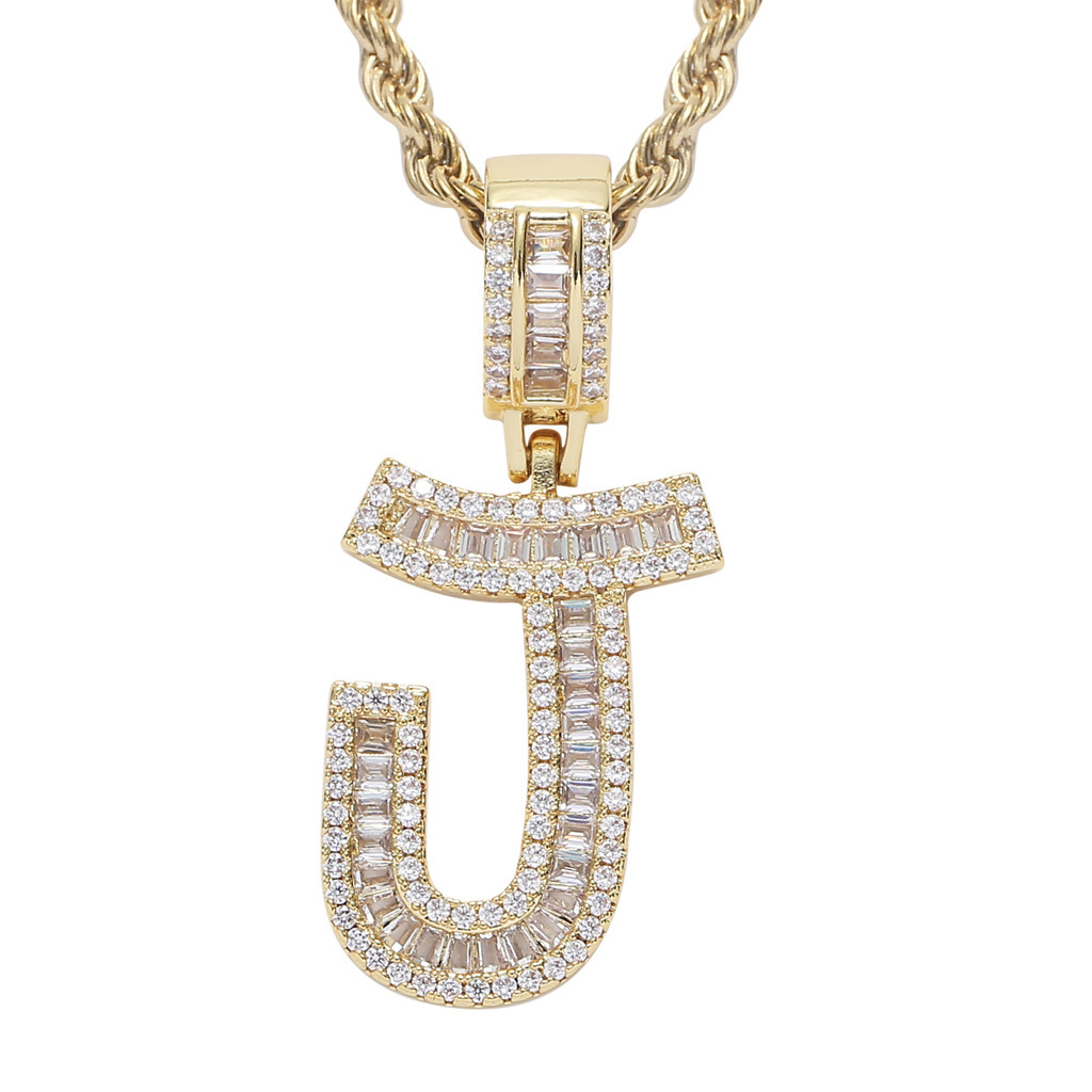 J (gold) + 60cm twist chain