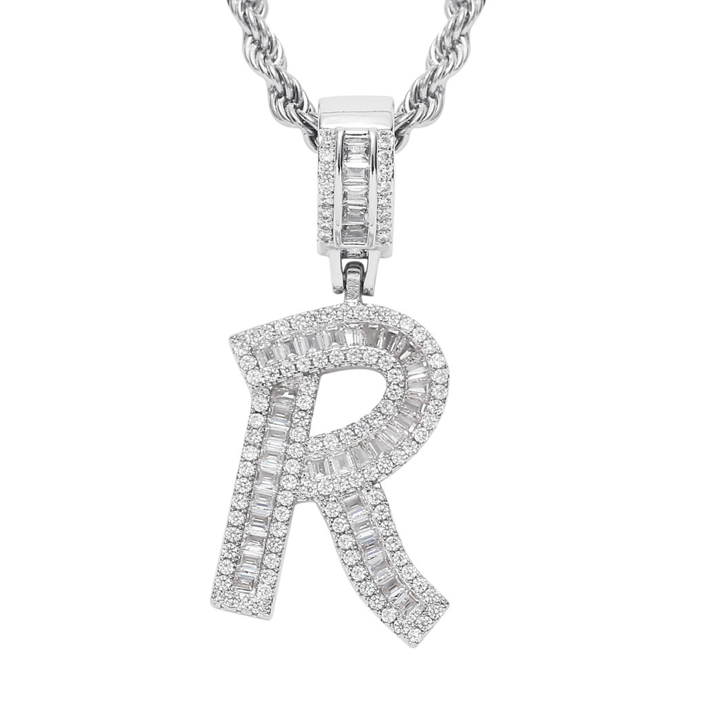 R (silver) + 60cm twist chain