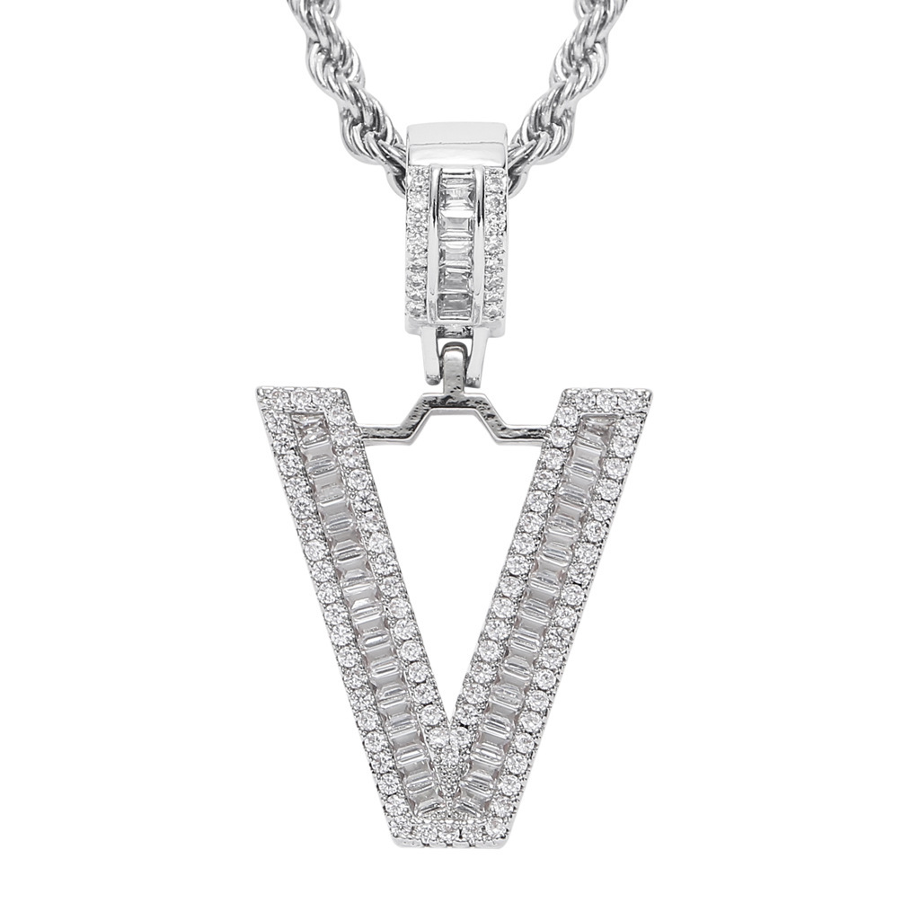 V (silver) + 60cm twist chain