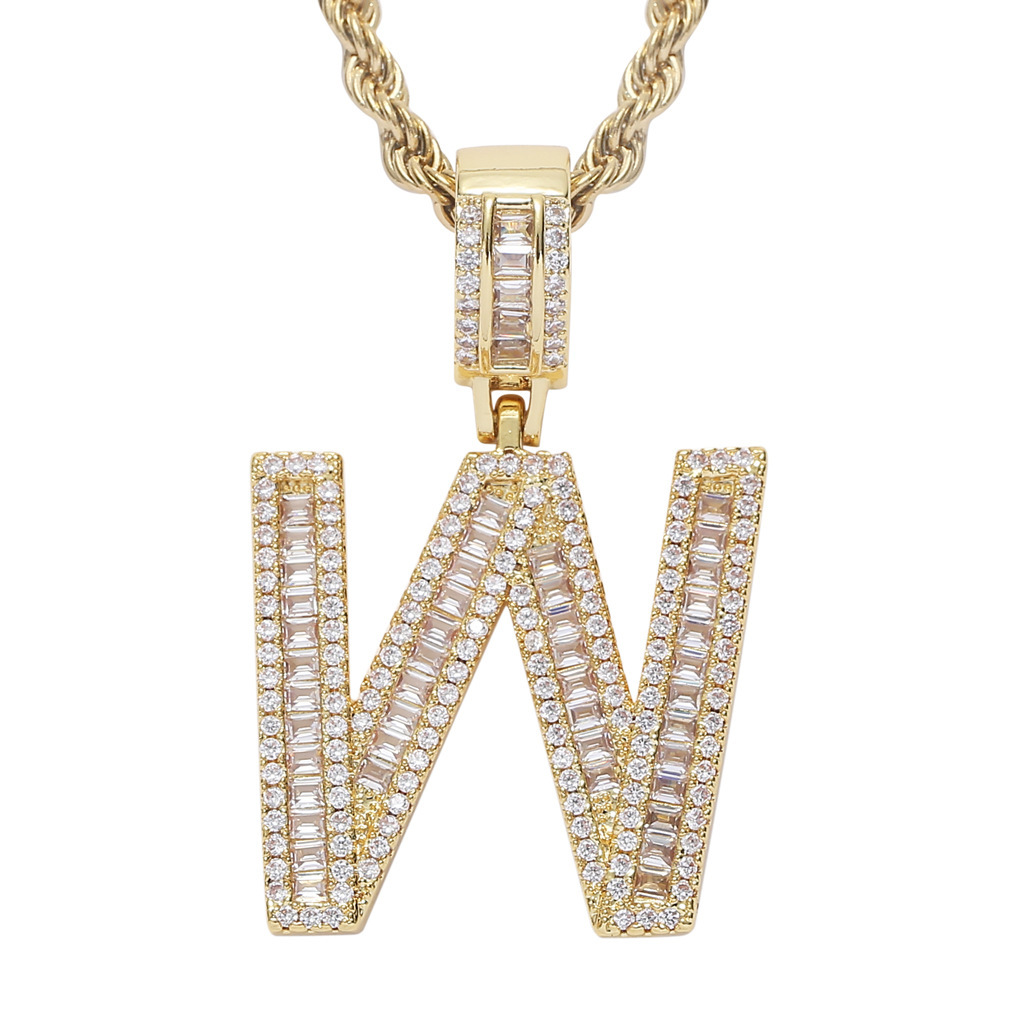 W (gold) + 60cm twist chain