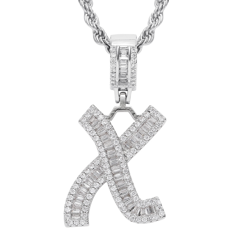 X (silver) + 60cm twist chain