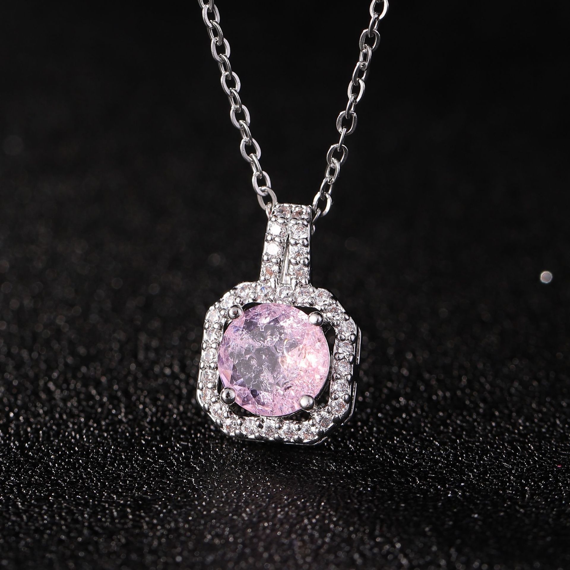 Ice pollen zirconium (single pendant)