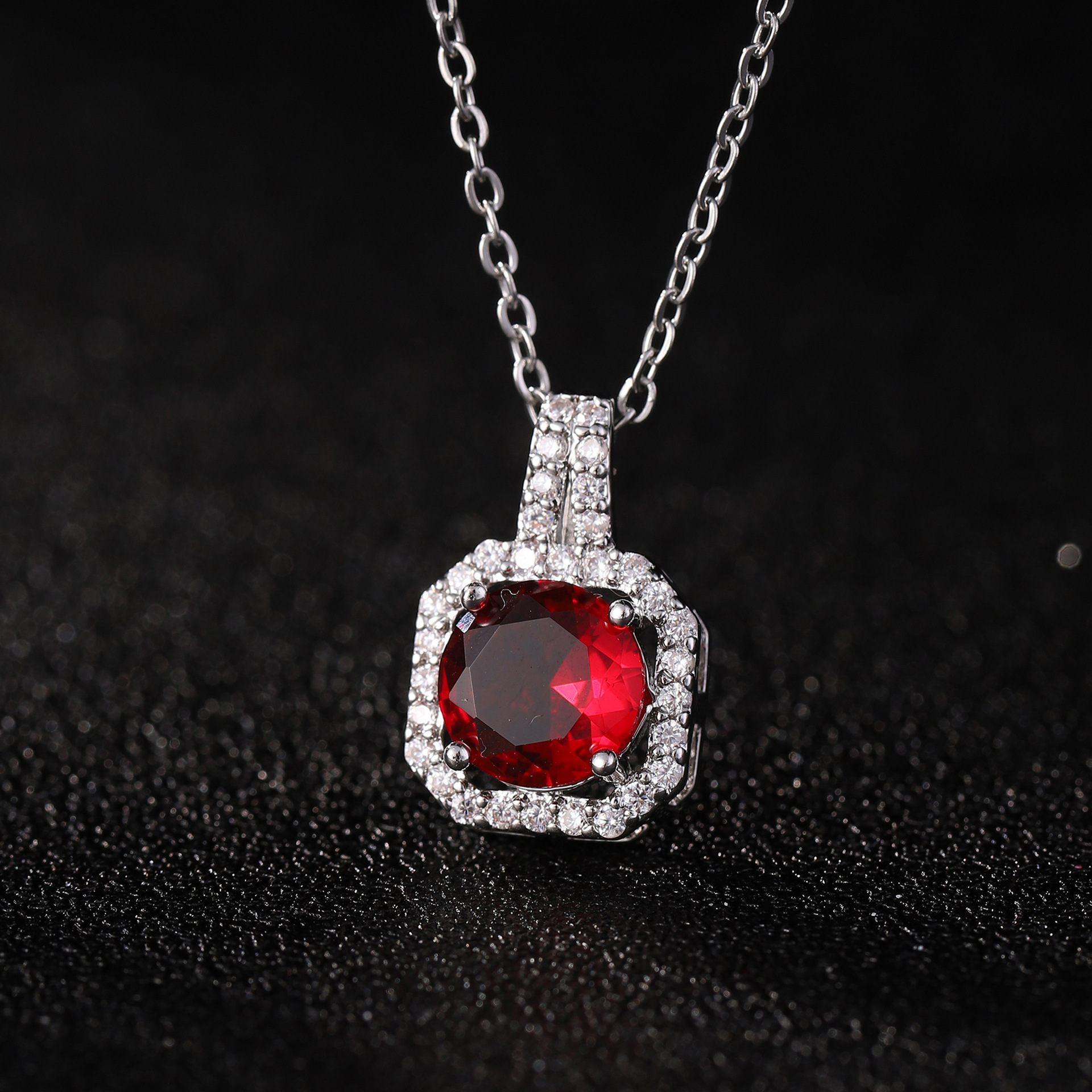 Pomegranate red (single pendant)