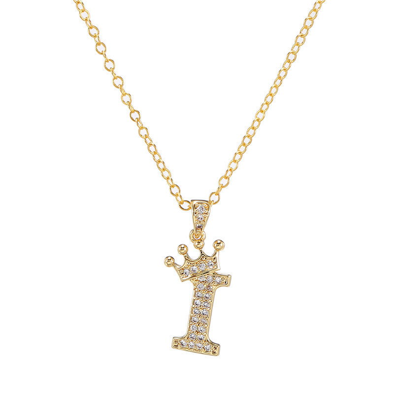 I (pendant chain) gold