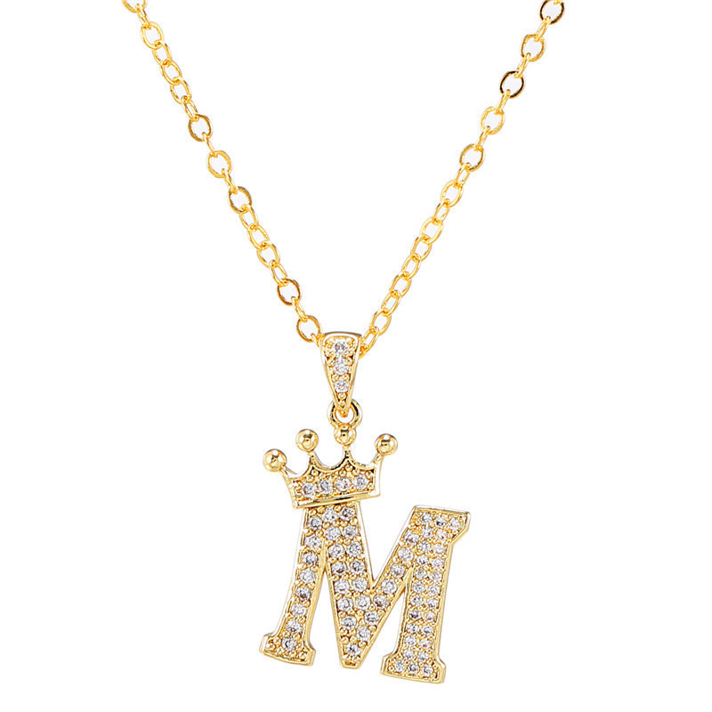 M (pendant chain) gold