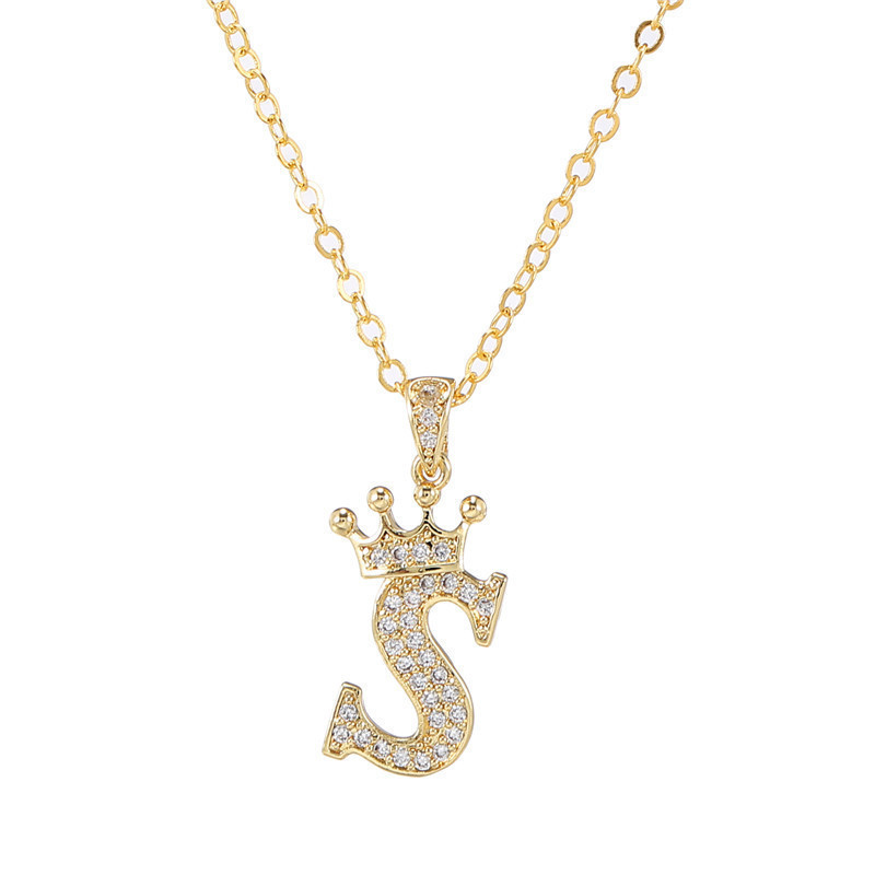 S (pendant chain) gold