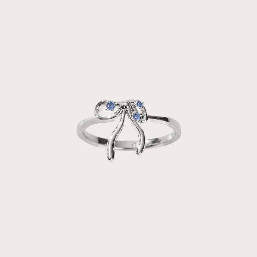 Silver Ring (blue) adjustable