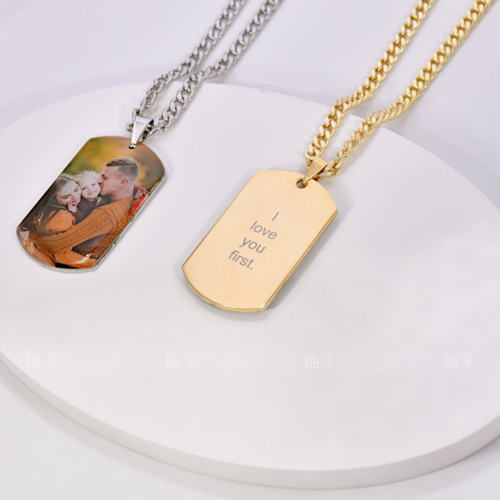 Gold [front color printing + back lettering]]