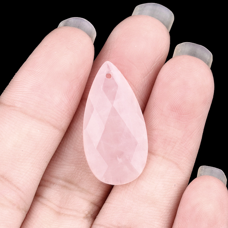 Pink crystal (13×25mm faces)