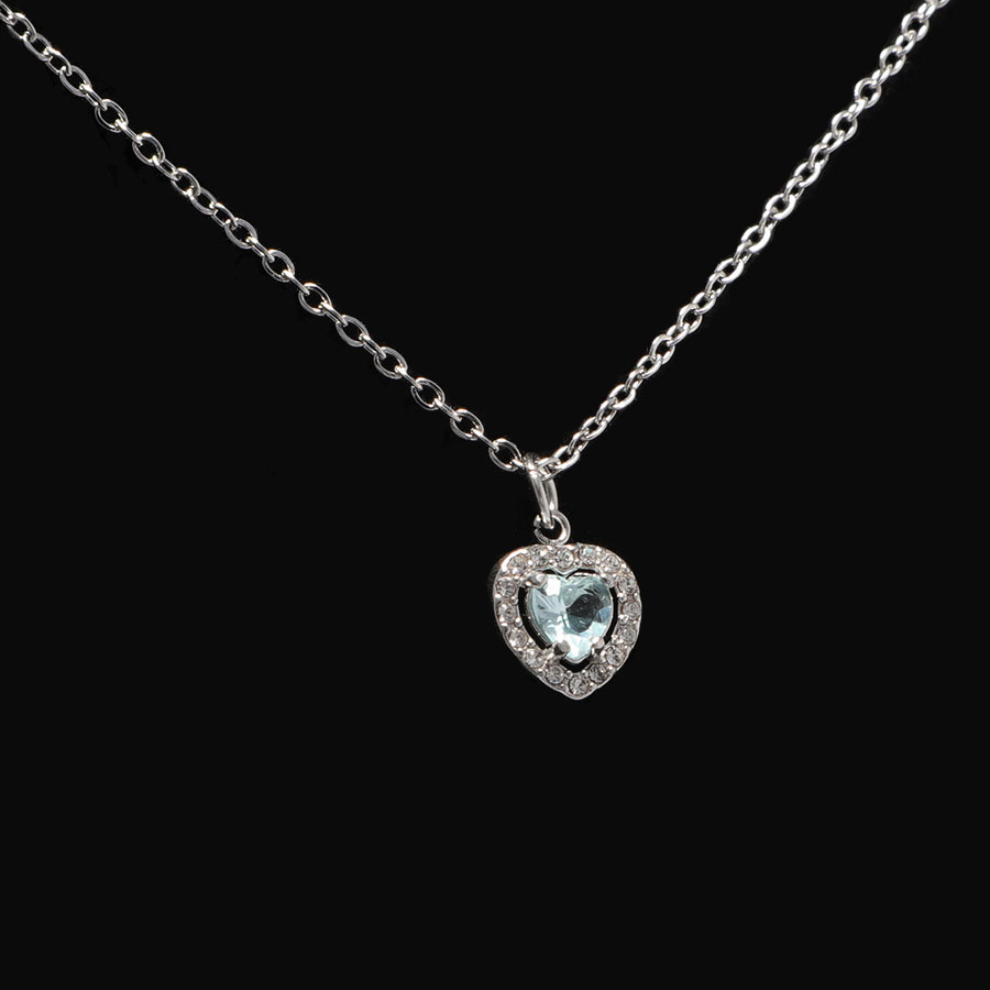 Blue Diamond Necklace