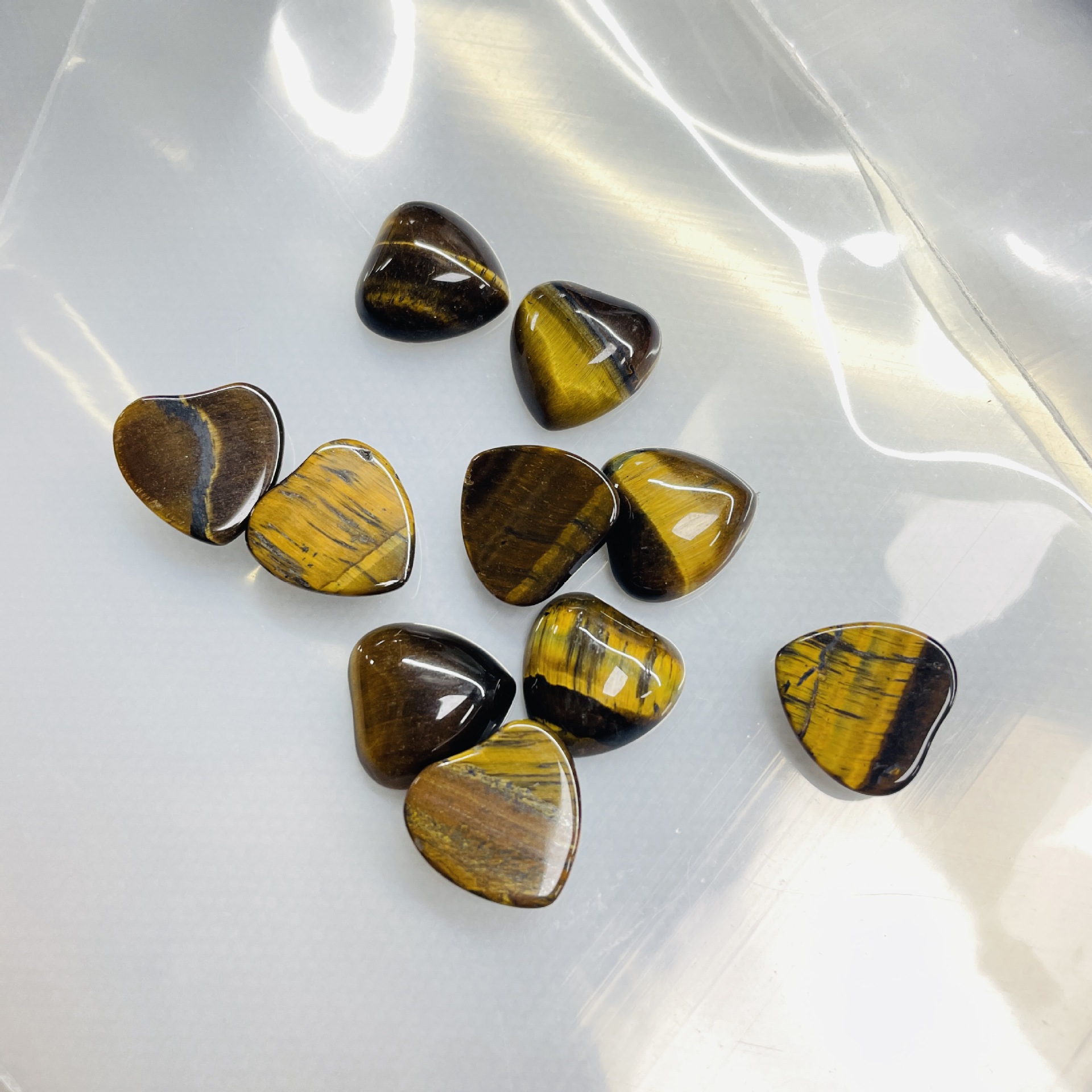 Tiger Eye Stone [14*14 * 5MM]]