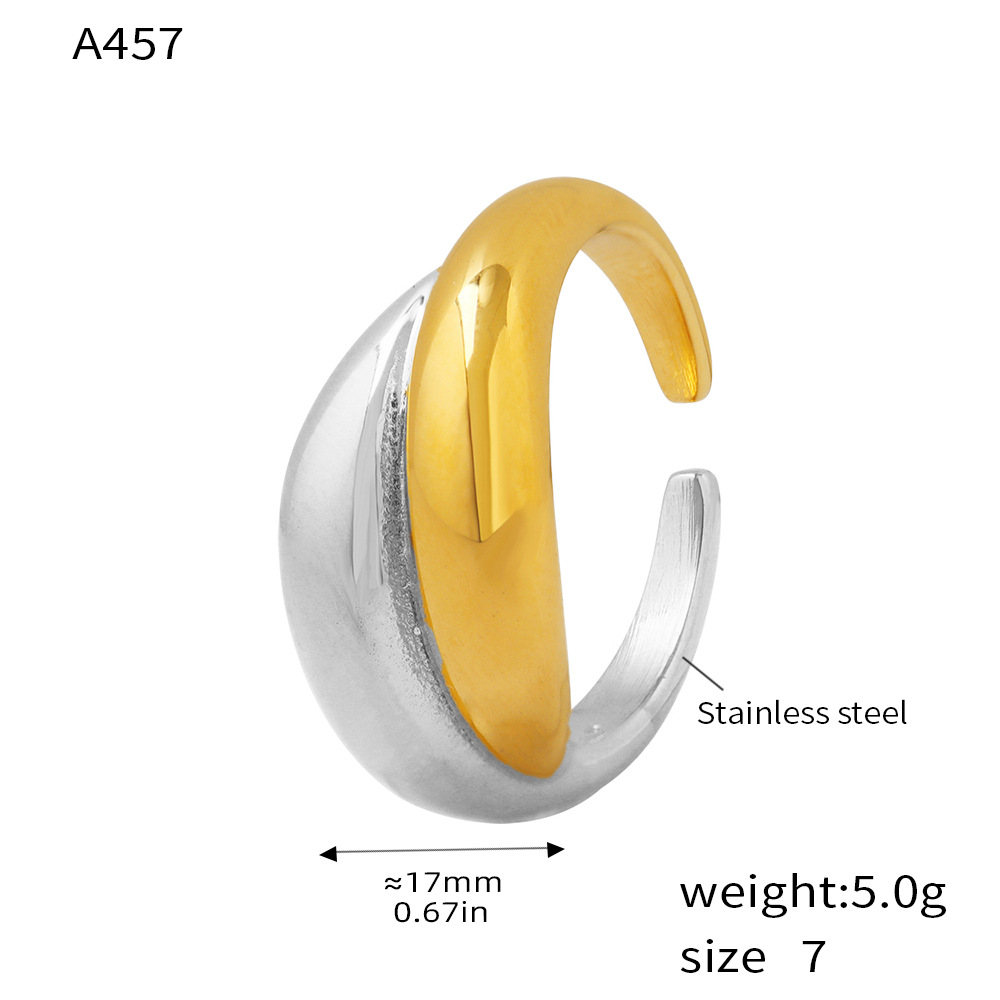 A457-gold ring-one size 7