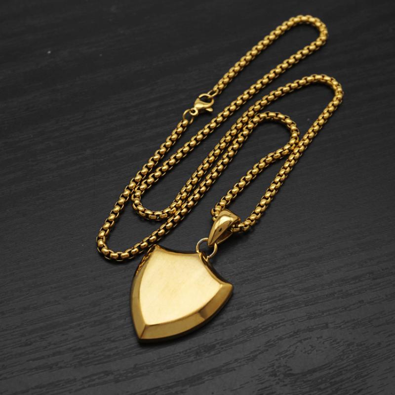 Gold with 60cm gold square Pearl Chain