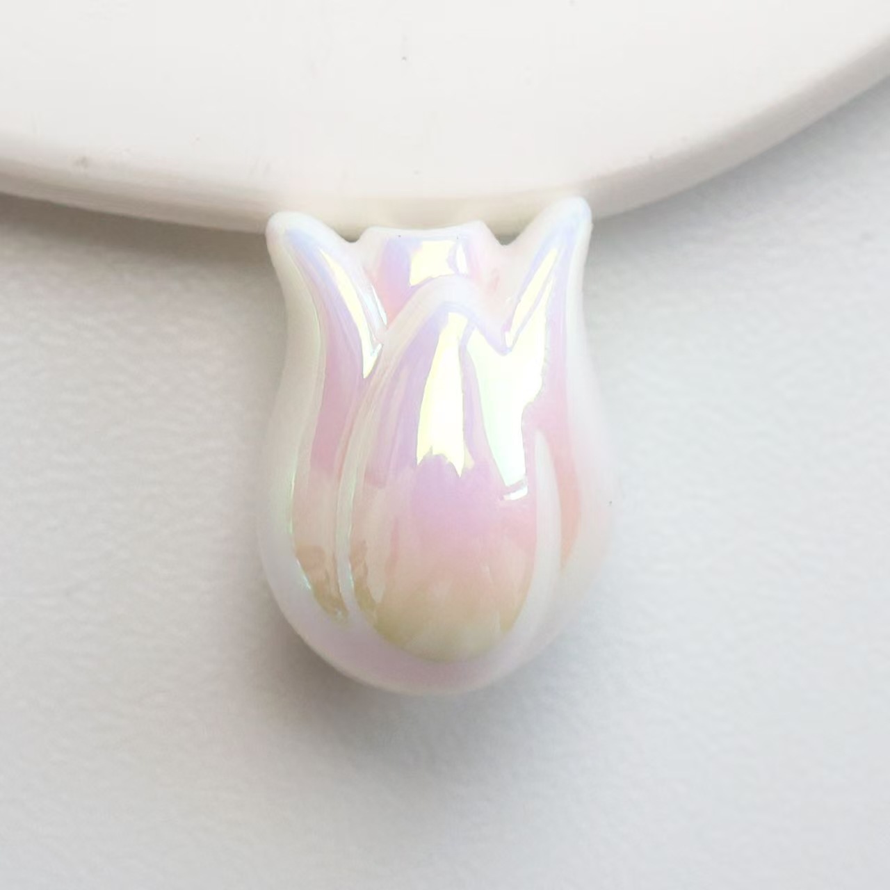 Tulips pure white 12x15cm