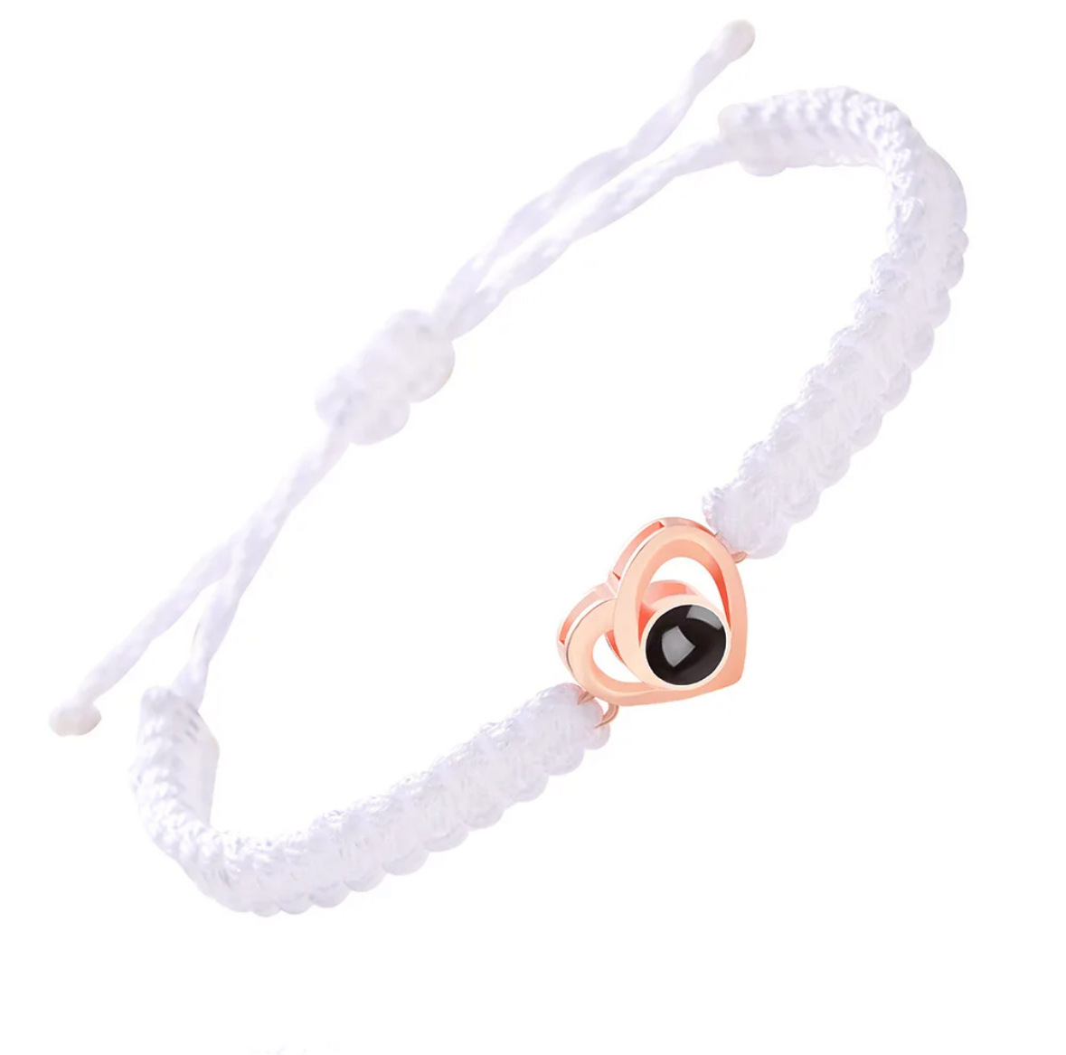 White Rope Rose Gold