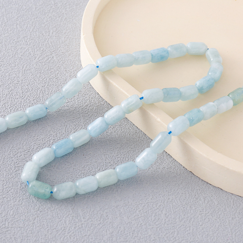 Barrel Bead Aquamarine