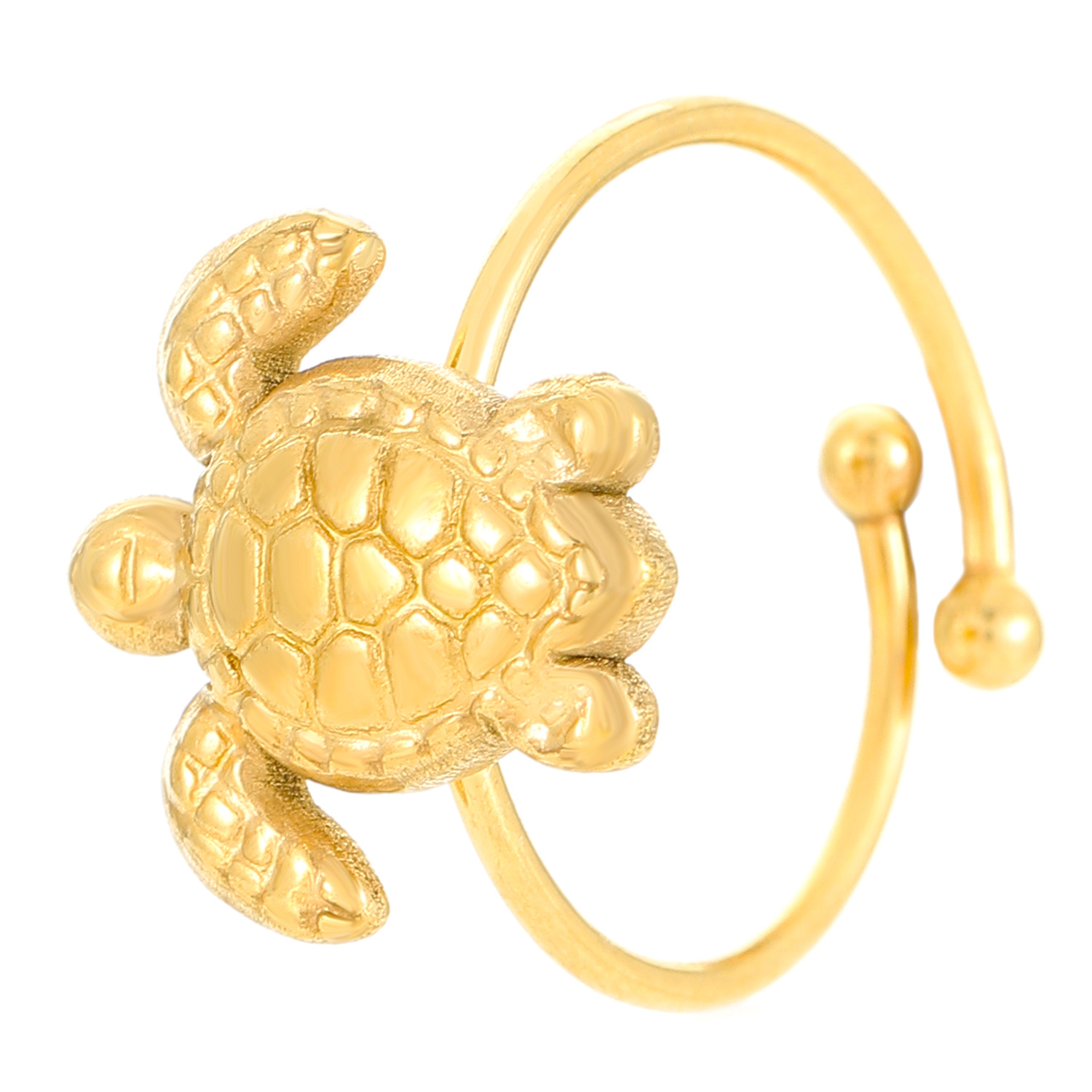 05 18K True Gold Turtle N-942