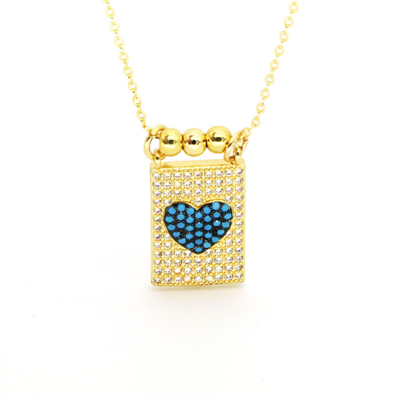 Sky Blue Love Necklace