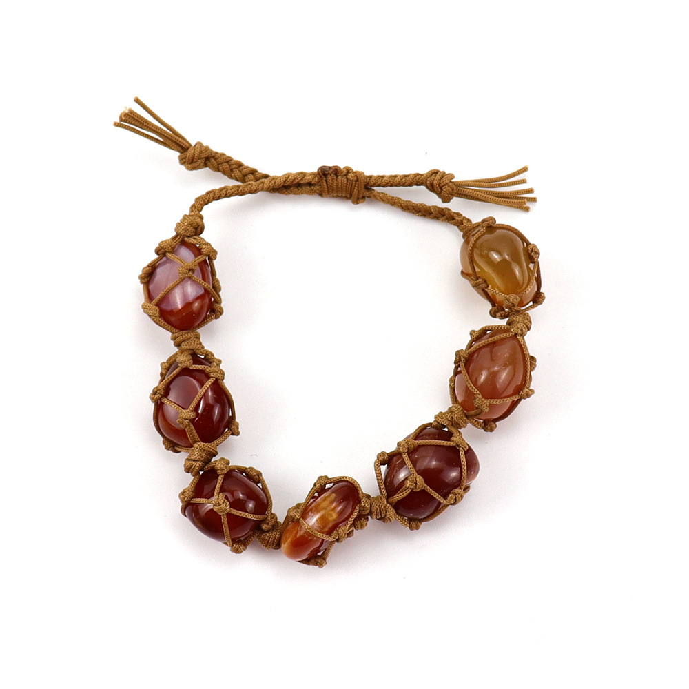 brown red agate