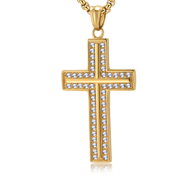 Gold single pendant