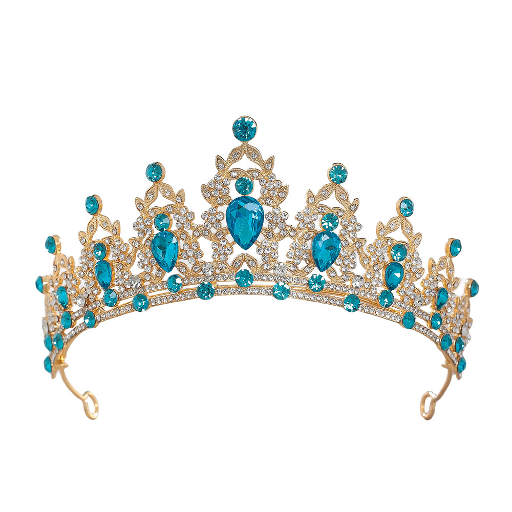 Gold background sky blue