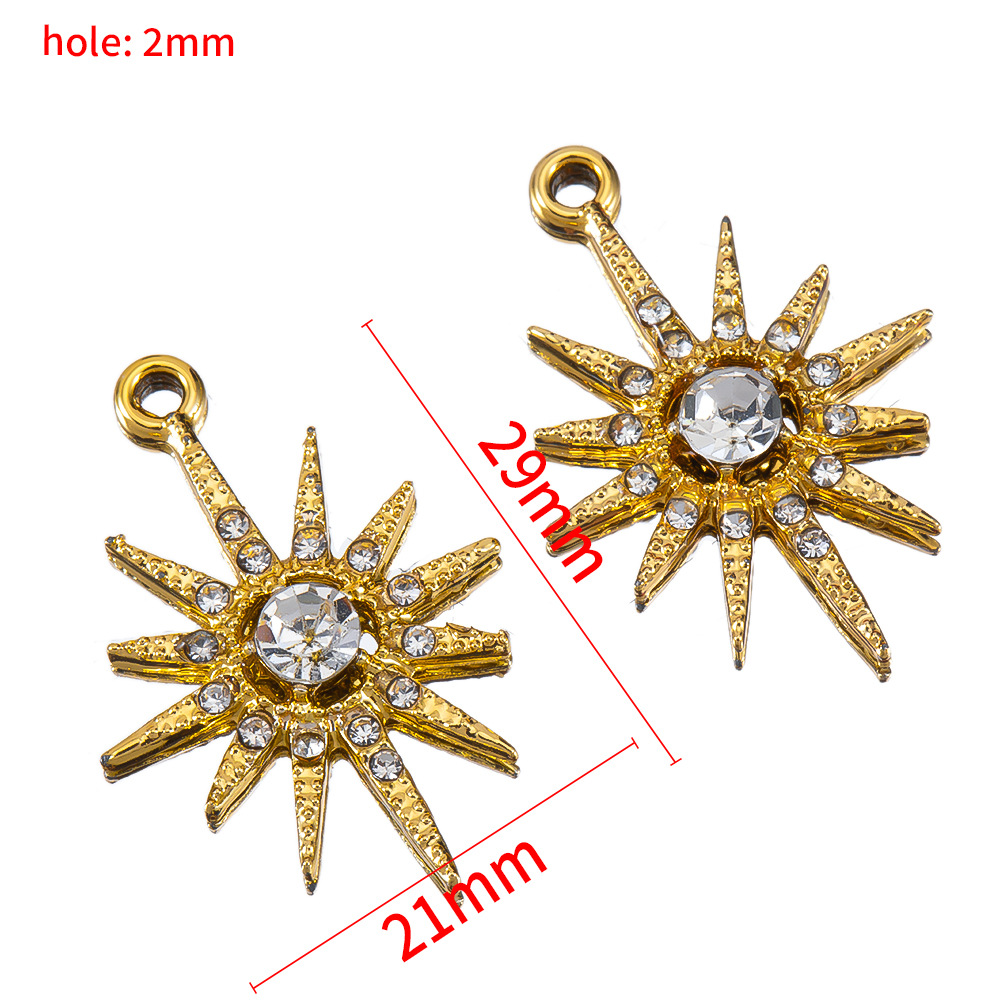 Sunflower pendant-kc gold