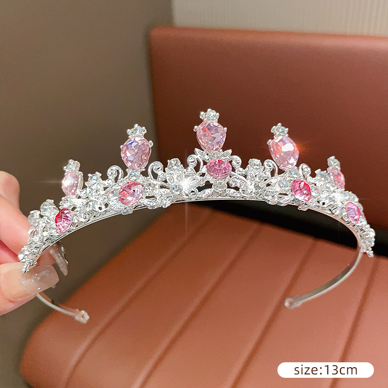 20# pink rhinestone crown