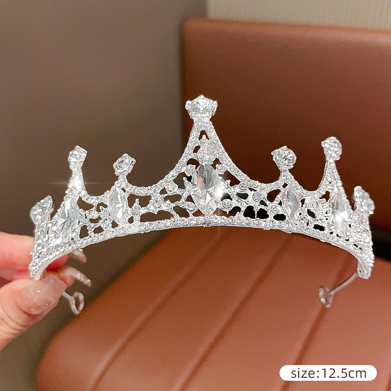 23# Rhinestone Crown Hair Hoop