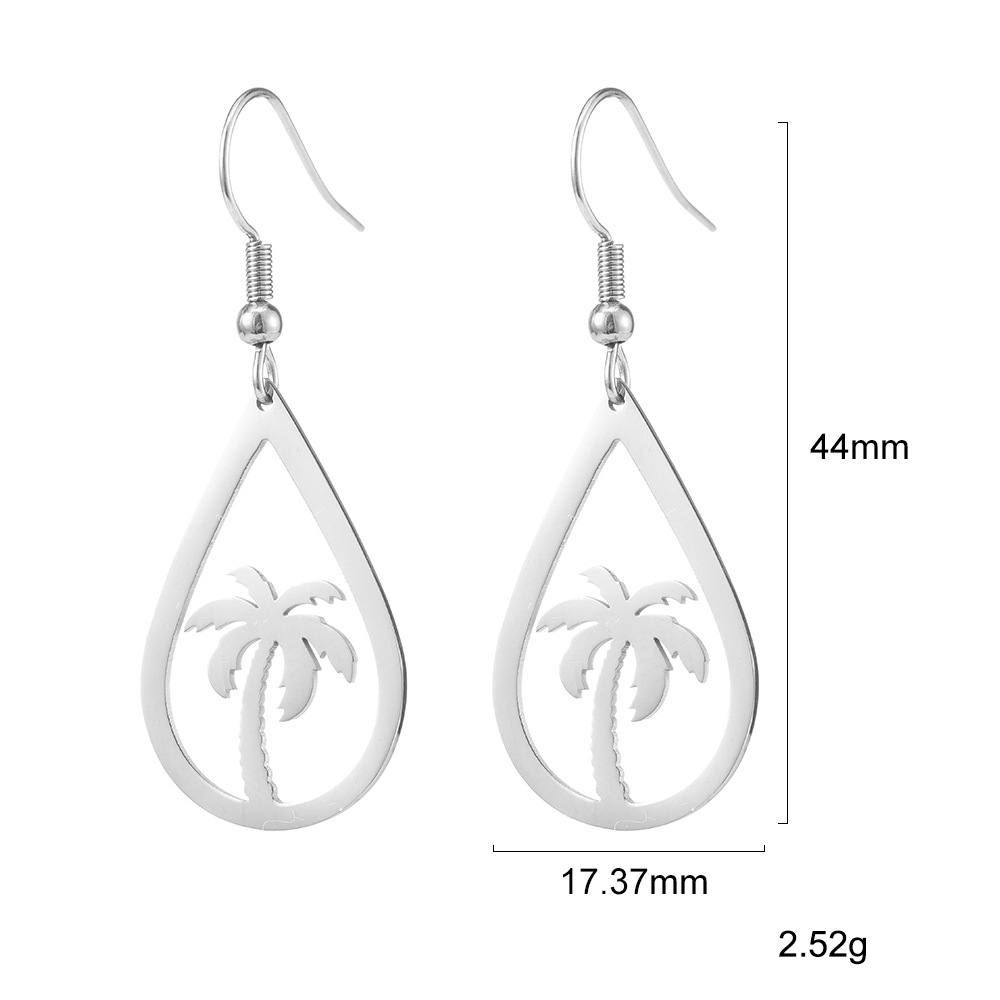 ESS2019050730 Steel Water Drop Coconut Tree