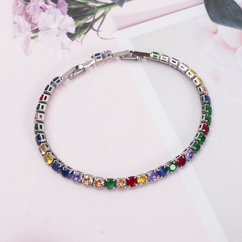 16# bracelet silver-colorful