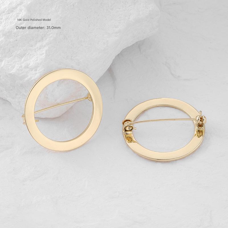 14k gold ring brooch-31mm/free shipping for orders over 29