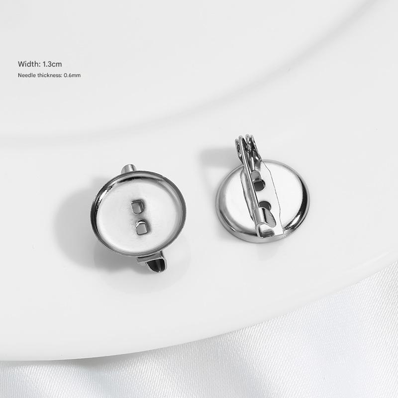 13mm brooch tray (iron) [20 pieces]/free shipping for orders over 29
