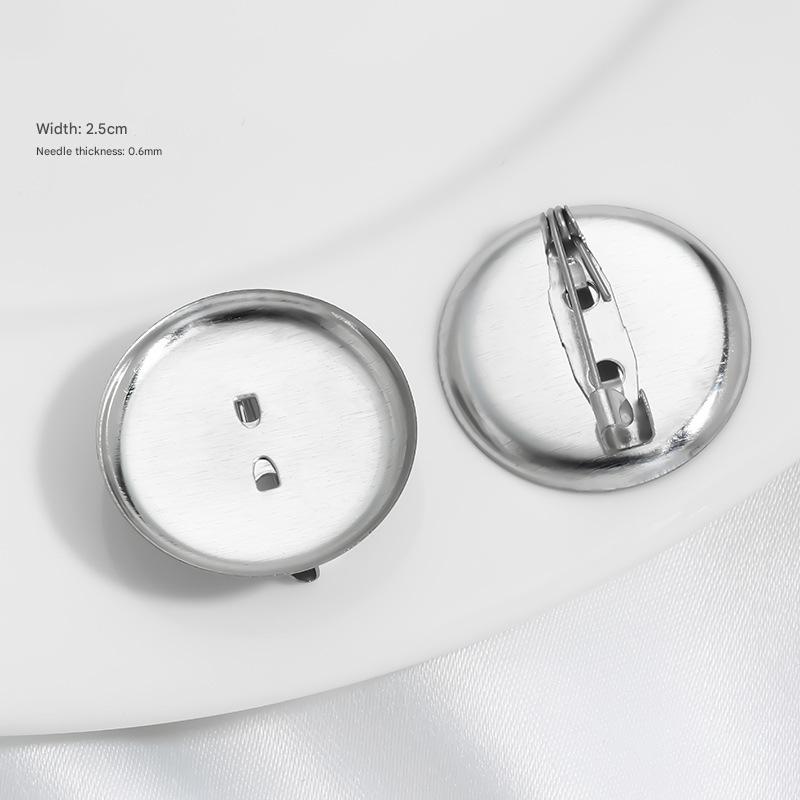 25mm brooch tray (iron) [20 pieces]/free shipping for orders over 29
