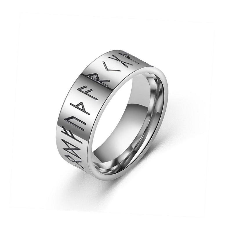 Silver black lettering