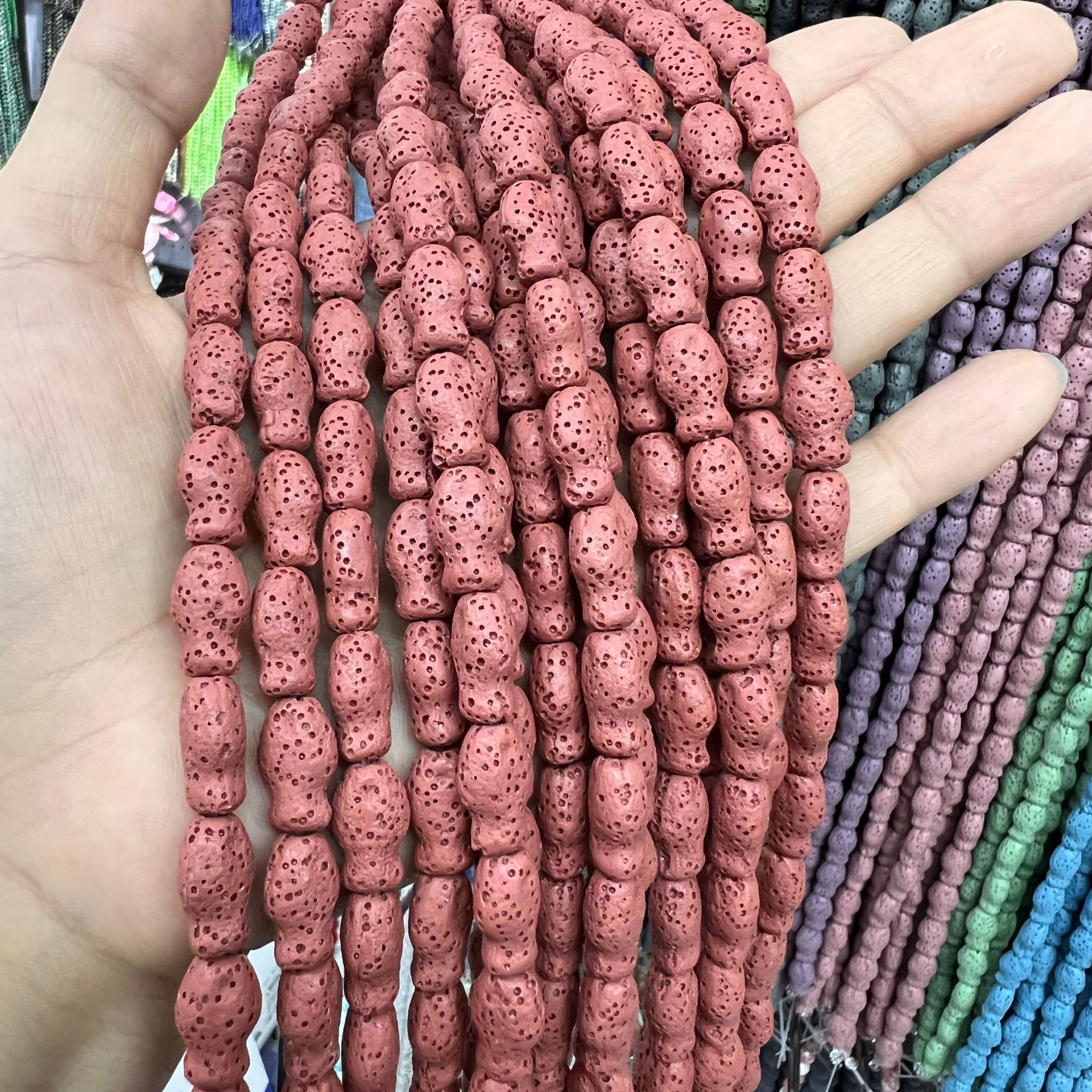 deep red