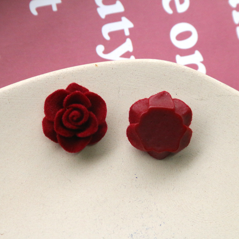 One wine red camellia