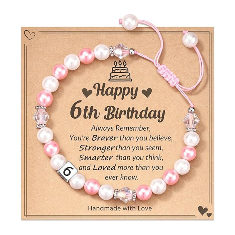 Pearl Bracelet Happy6 Card