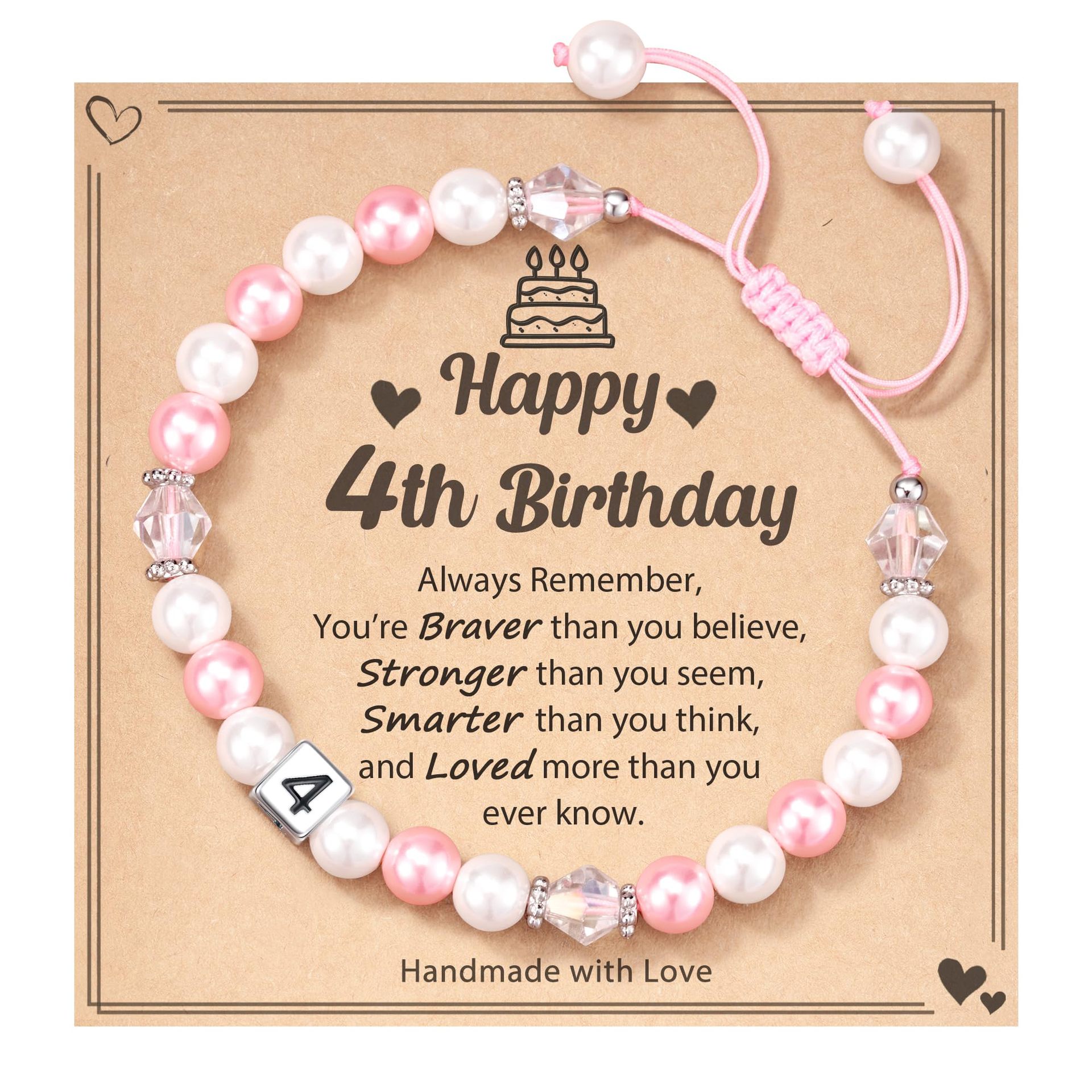 Pearl Bracelet Happy4 Years Card