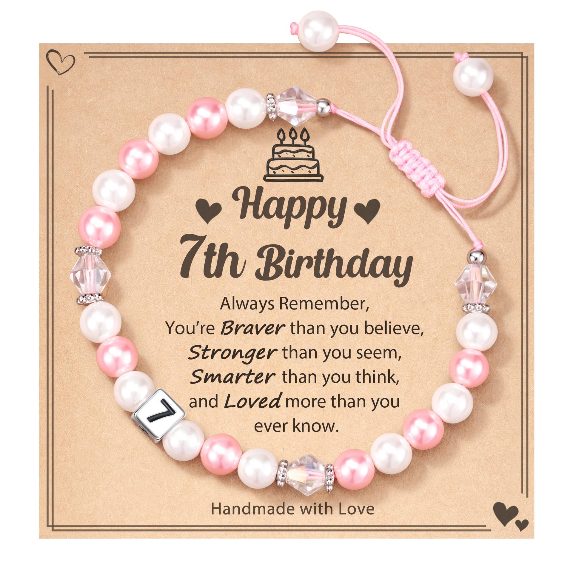 Pearl Bracelet Happy7 Card