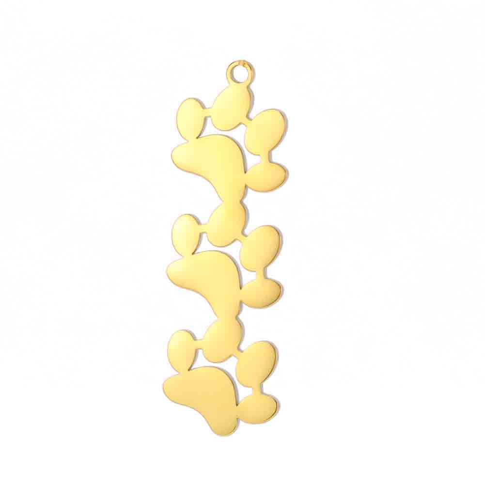 Gold three pendants