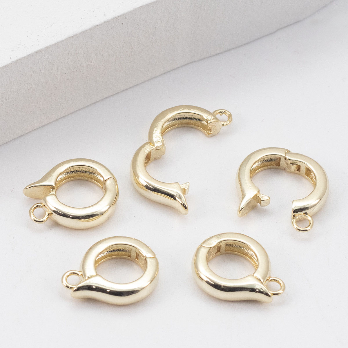 [Round] 14K gold 11×14mm