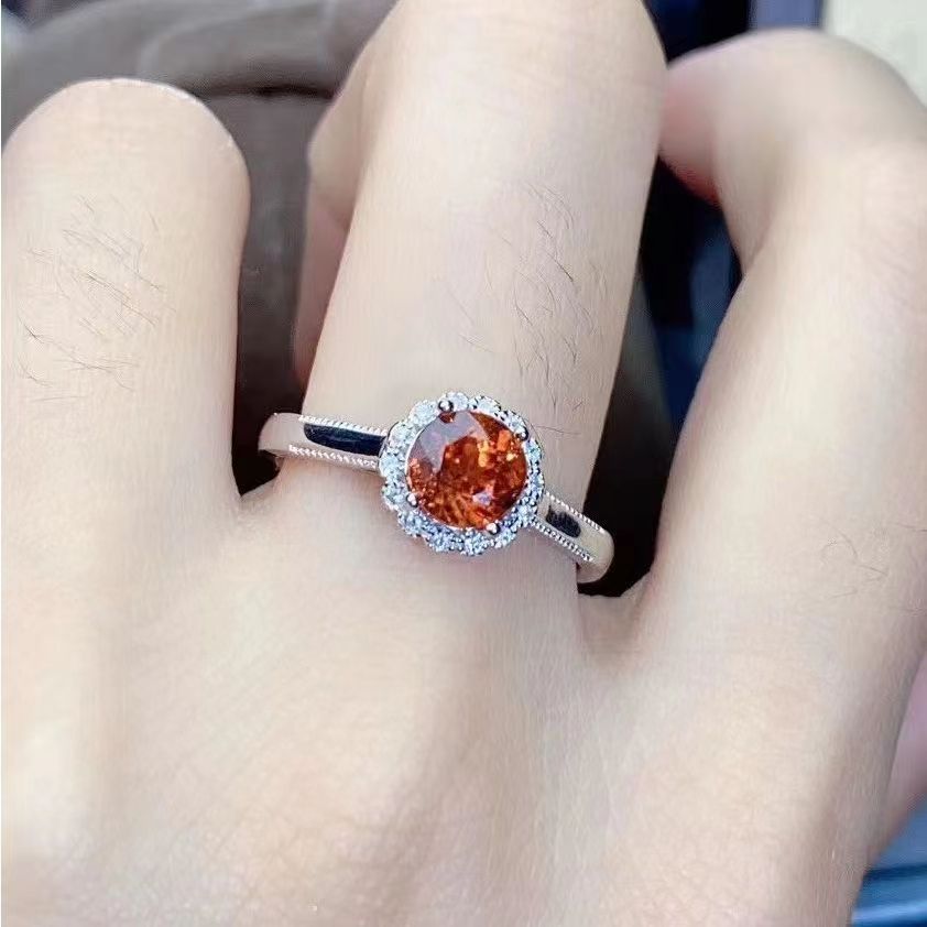 Orange ring size 7