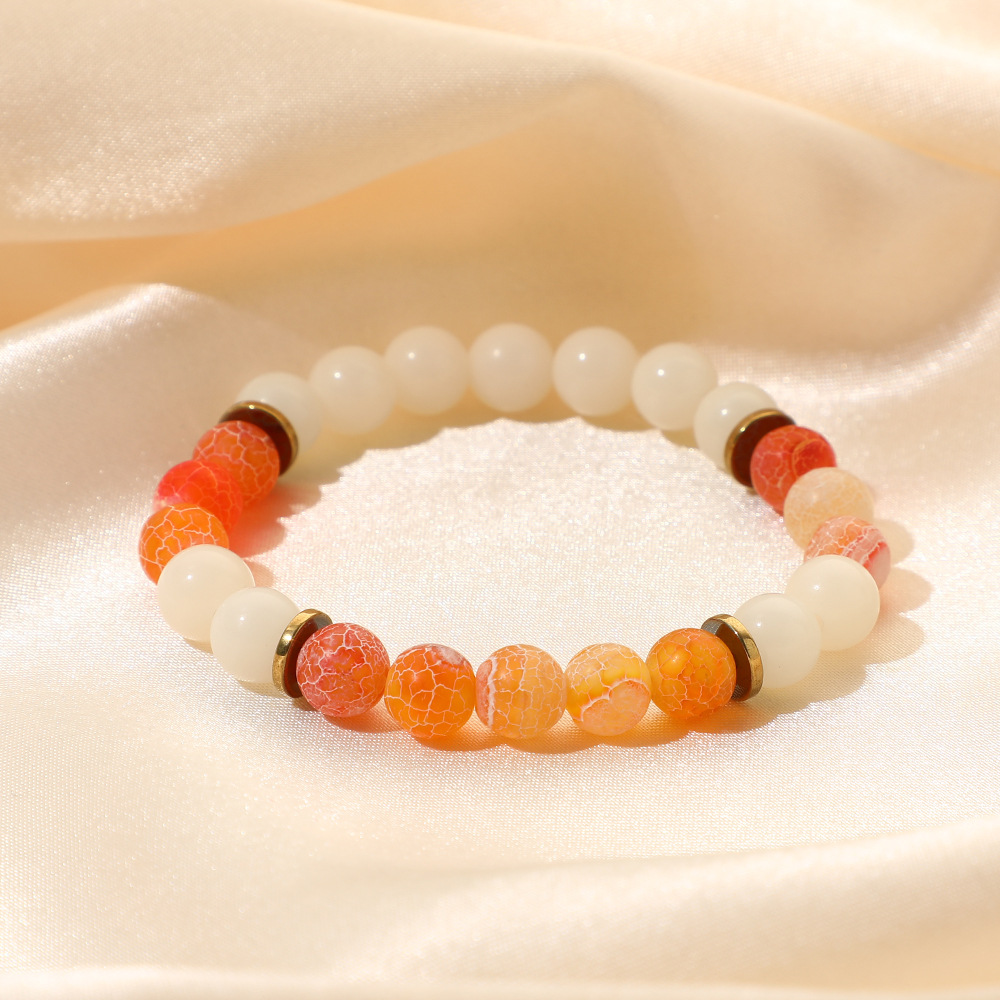 Orange weathered agate