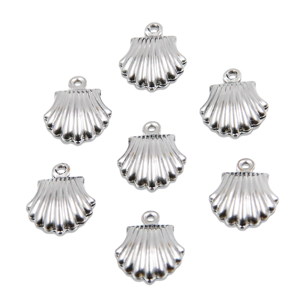 Steel color shell 11x14mm