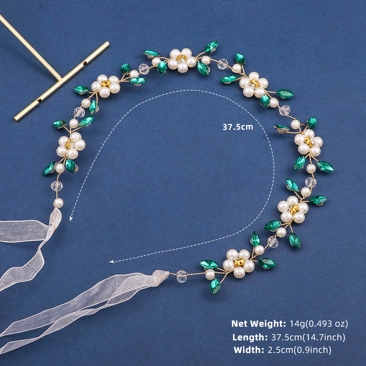 4- Green diamond gold wire