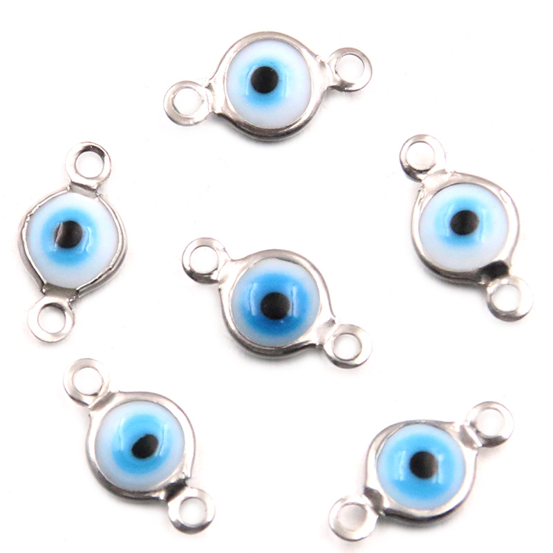 Blue and white