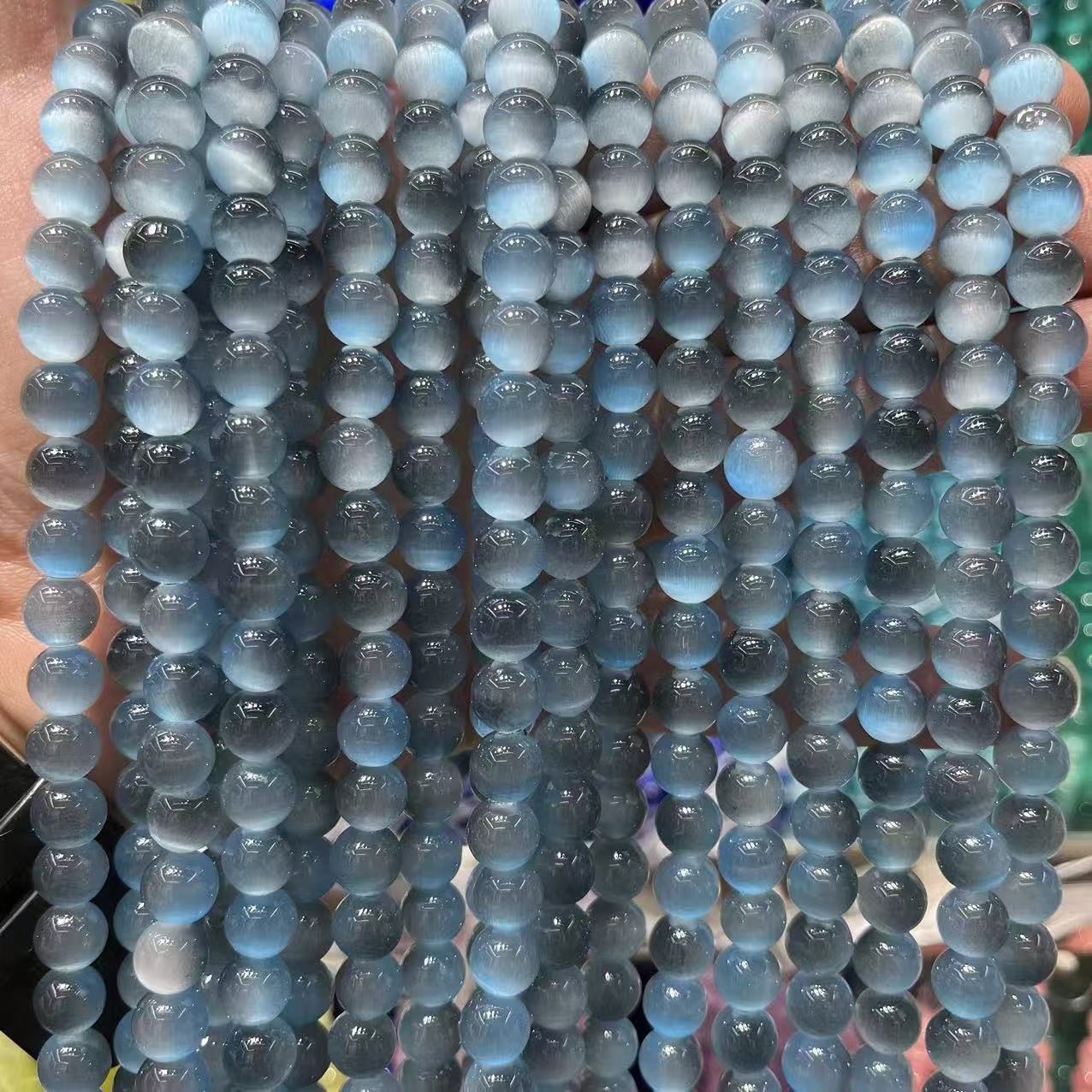 Gray aqua blue