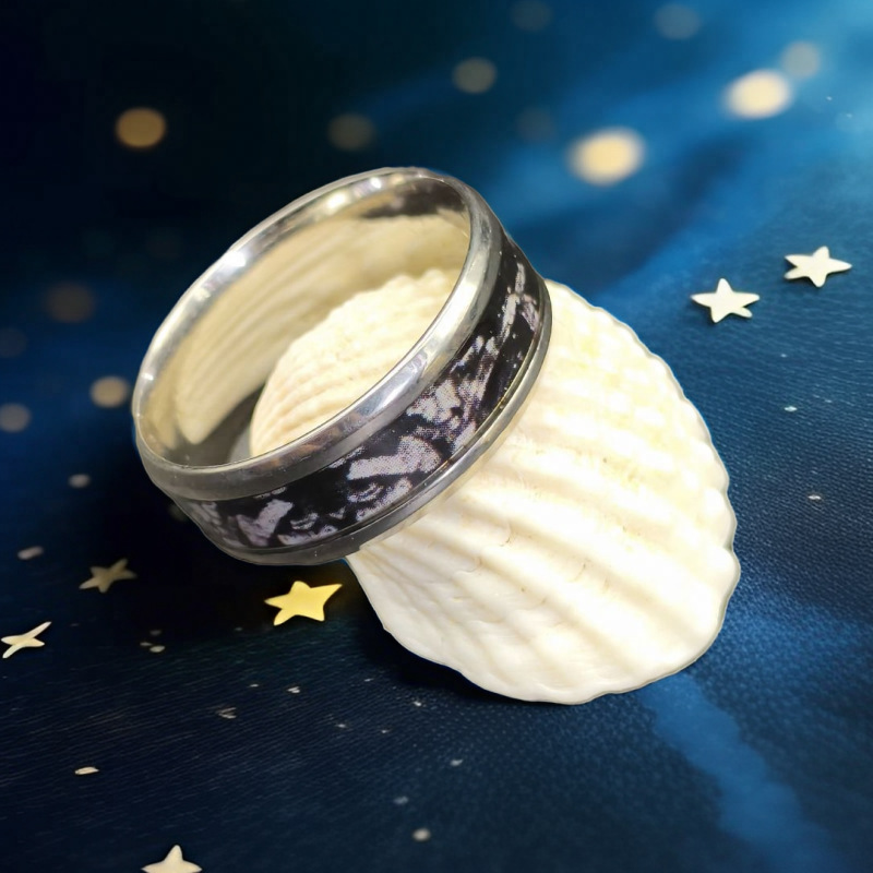 Silver-black and white 6083