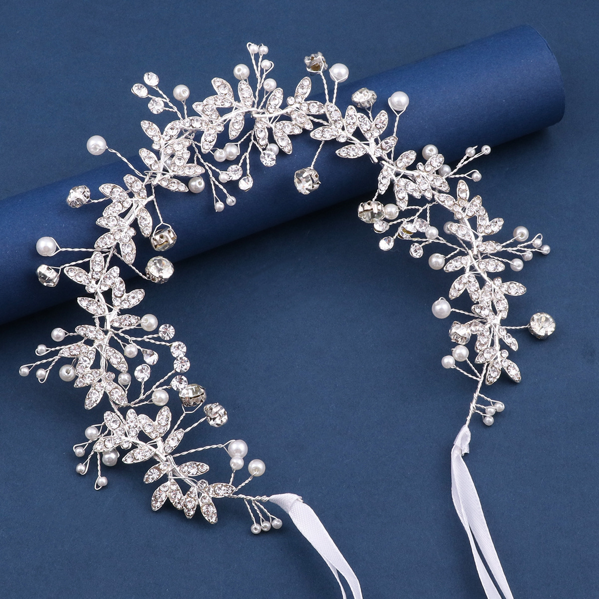 Silver hairband