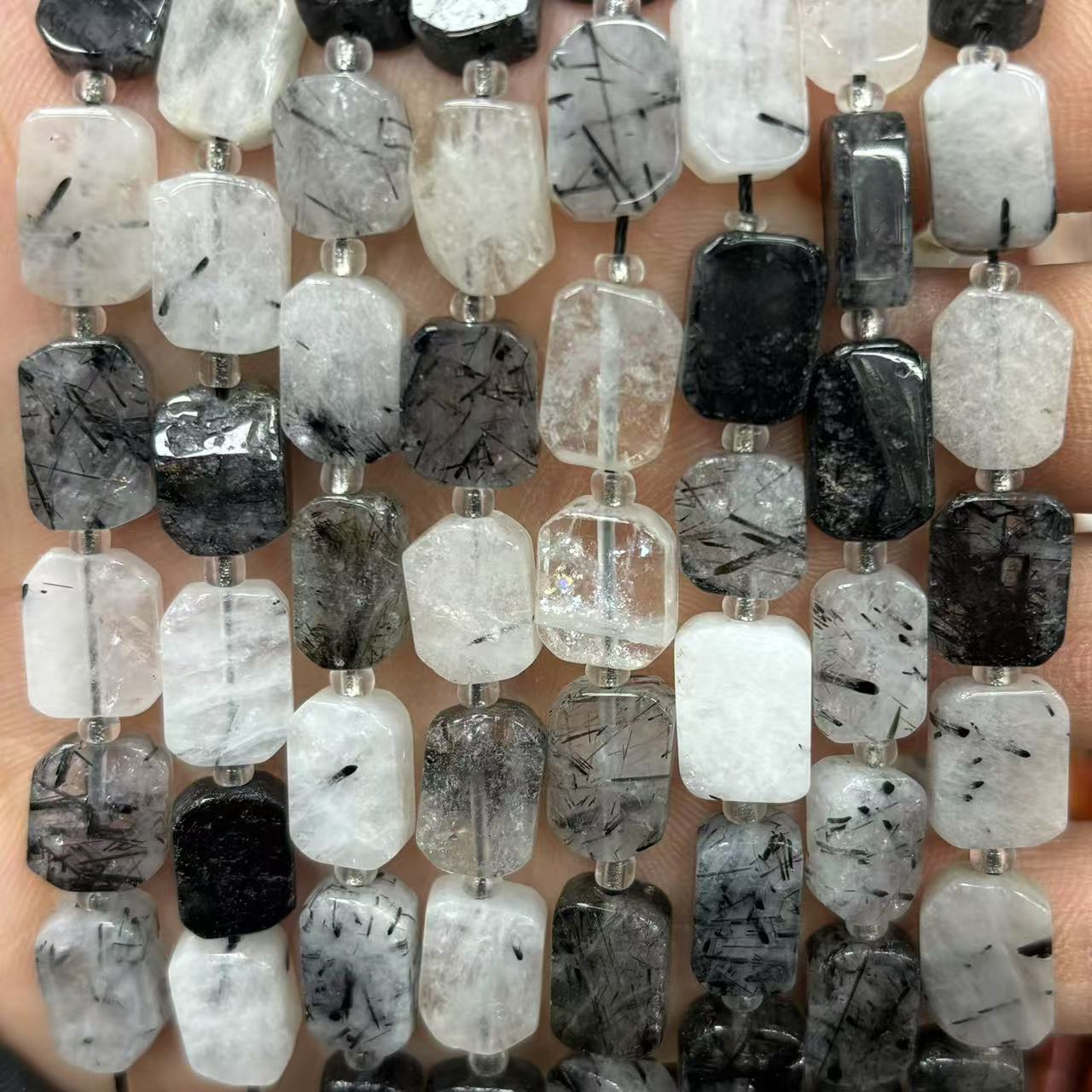 Black hair crystal